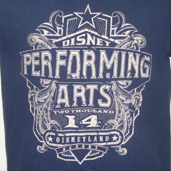 DISNEYLAND ACTORS/Performing Arts Tshirt, M, Navy Blue, SS, 2014 Event - Picture 9 of 9